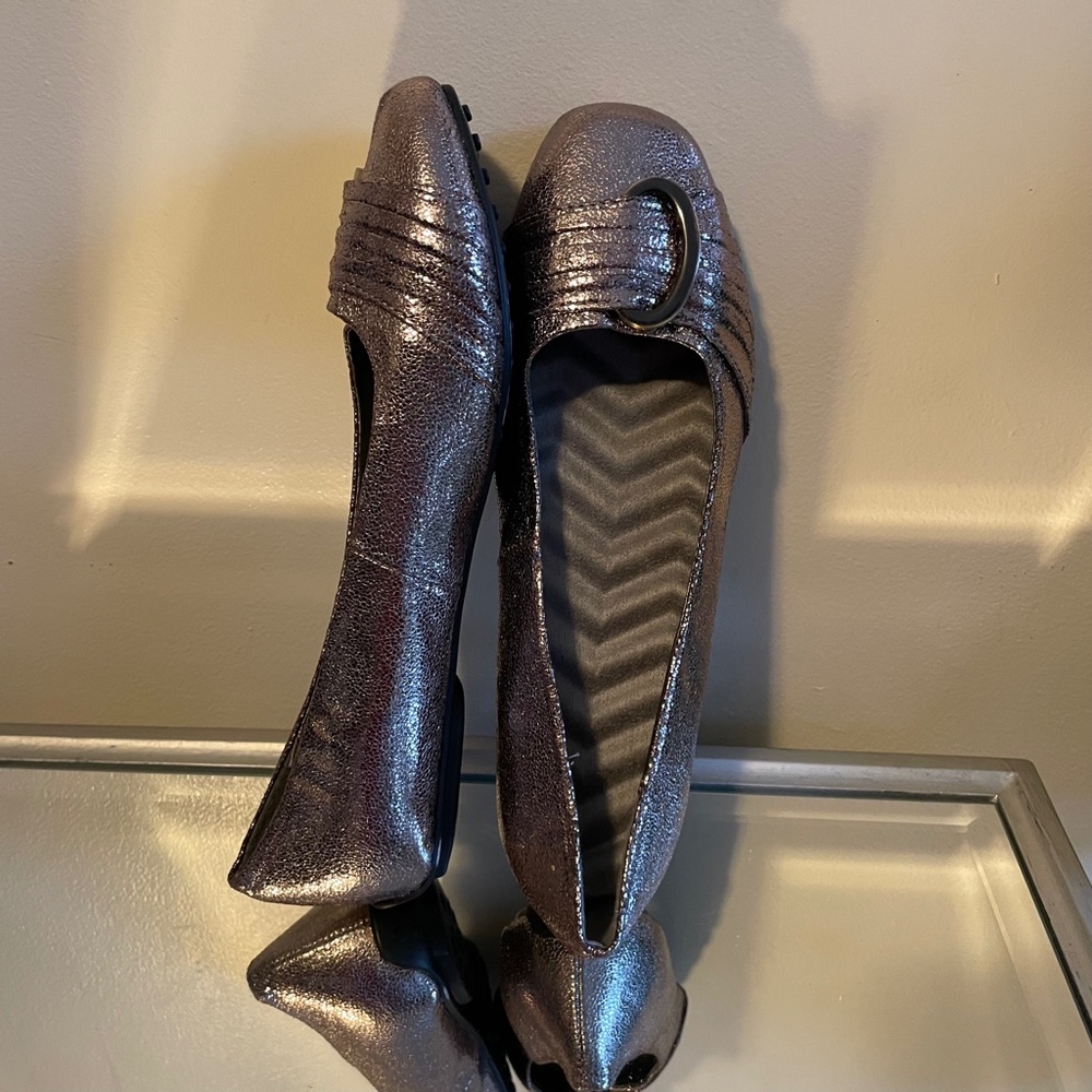 Avon Cushion Walk Glittery Ballerina Flats NEW - Picture 8 of 10